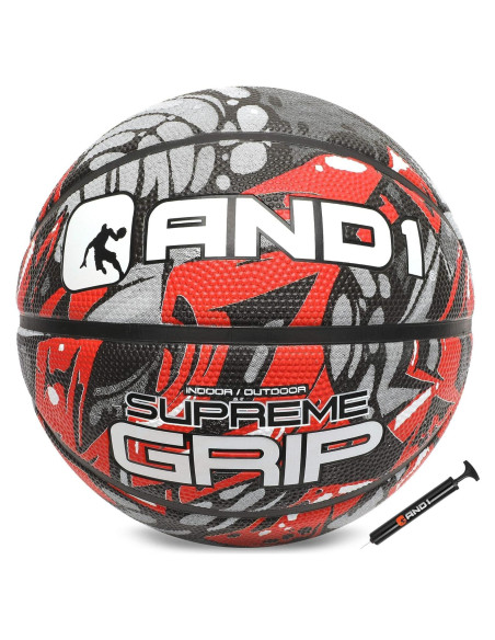 Balón de Baloncesto AND1 Supreme Grip Tamaño 7 Caucho
