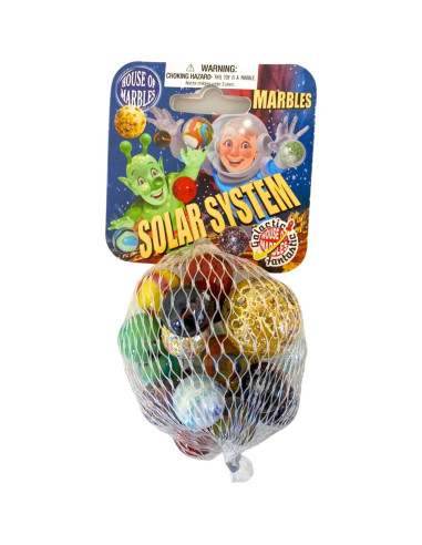 Bolsa de Red con Canicas del Sistema Solar House of Marbles