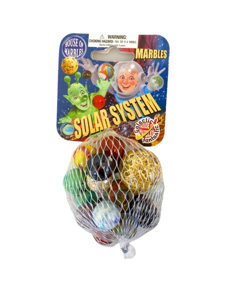 Bolsa de Red con Canicas del Sistema Solar House of Marbles