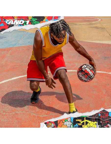 Balón de Baloncesto AND1 Supreme Grip Tamaño 7 Caucho