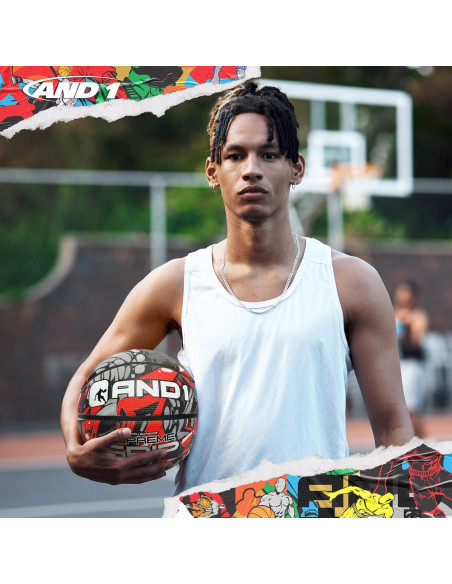 Balón de Baloncesto AND1 Supreme Grip Tamaño 7 Caucho