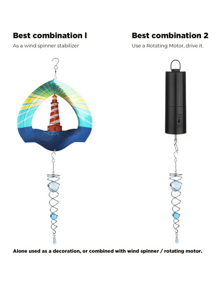 Bola de Observación 9" NPBIYOYG Azul Lago - Estabilizador de Molinete