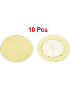 10 Piezas Gasket Zumbador Piezoeléctrico 15mm Cobre uxcell 2