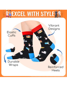 Calcetines Divertidos Geek HappyPop - Regalos para Programadores 2