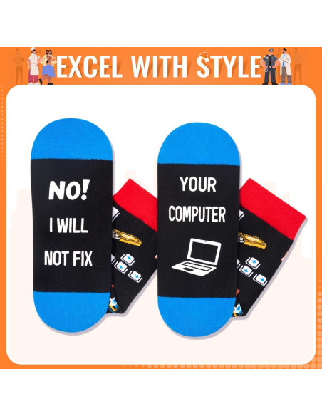 Calcetines Divertidos Geek HappyPop - Regalos para Programadores