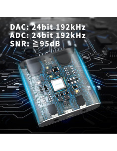 Interfaz de Audio Estéreo USB C G42 24Bit/192kHz para iPhone 2