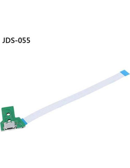 Puerto de Carga USB para Controlador PS4 Xinjincang - Placa Blanca