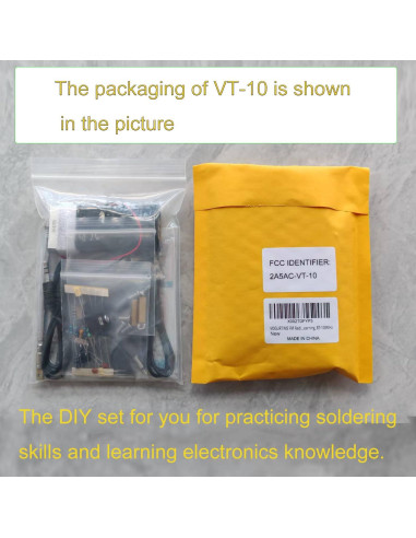 Kit Transmisor de Radio FM VOGURTIME FMT-VT10 con Micrófono