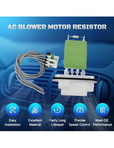 Resistor de Motor de Soplador A-NAFTULY 973-434 para Chevy/GMC
