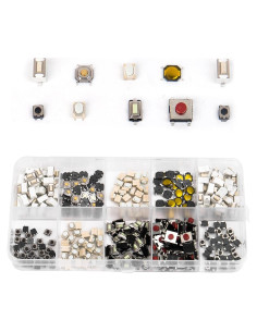 Kit de 200 Micro Interruptores Táctiles GUEEYUAW - Normalmente Abiertos