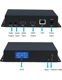 Codificador de Video HDMI 1080P Orivision EH1401 OLED 2