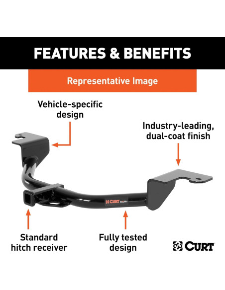 Enganche de Remolque CURT Clase 1 113903 para Ford Fusion