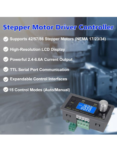 Controlador de Motor Paso a Paso BANRIA GY21902-1 6.6A 10-30V 2