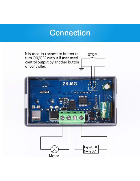 Controlador de Motor PWM PEMENOL DC 5V-24V 5A 150W Ajustable