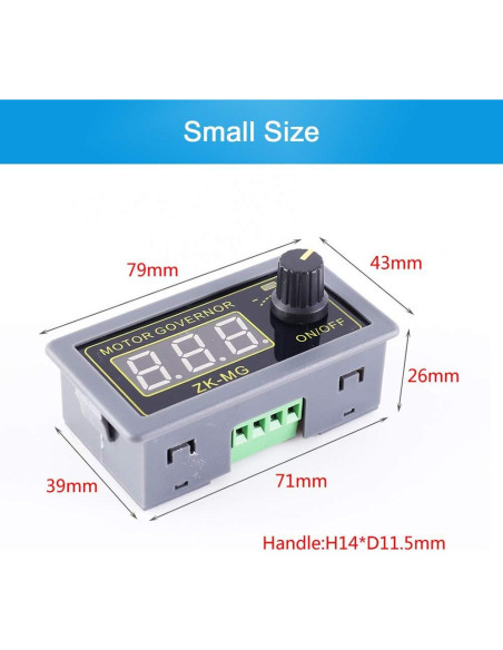 Controlador de Motor PWM PEMENOL DC 5V-24V 5A 150W Ajustable