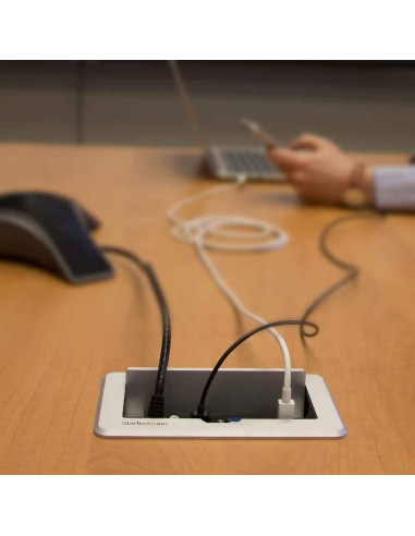 Caja de Conectividad para Mesa de Conferencias StarTech BOX4HDECP