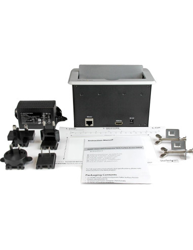 Caja de Conectividad para Mesa de Conferencias StarTech BOX4HDECP