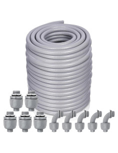 Kit Conduit Eléctrico No Metálico Feotech 15.24m 10 Conectores