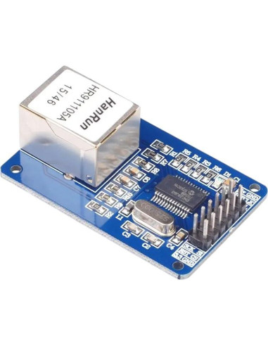 Módulo Ethernet LAN ENC28J60 con Socket para SD TRAQUOKANTA