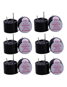 Zumbador Piezoeléctrico 3V SZZJ Inc. Alarma Continua - Paquete de 20