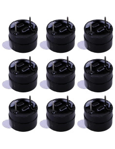 Zumbador Piezoeléctrico 3V SZZJ Inc. Alarma Continua - Paquete de 20 2