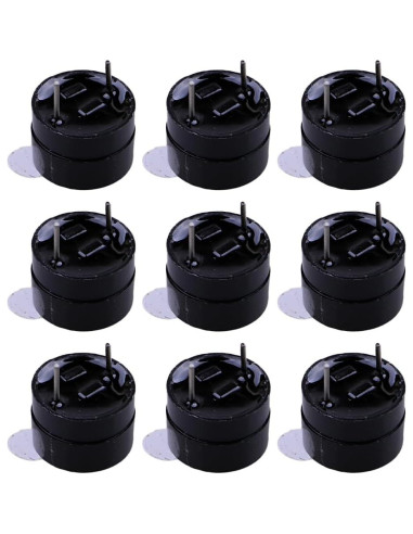 Zumbador Piezoeléctrico 3V SZZJ Inc. Alarma Continua - Paquete de 20