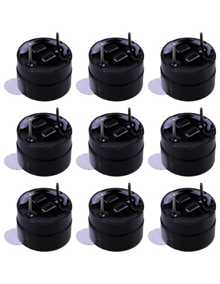 Zumbador Piezoeléctrico 3V SZZJ Inc. Alarma Continua - Paquete de 20