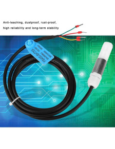 Sensor de Humedad y Temperatura FS400-SHT30 I2C Acero Inoxidable 2