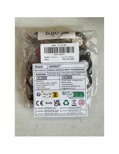 10 Zumbadores Piezoeléctricos Activos DC 3-24V DAOKAI