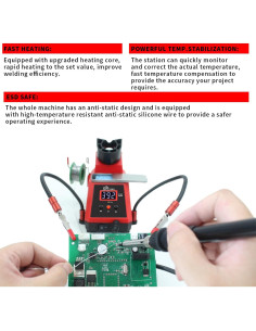 Estación de Soldadura Digital 60W Weld Lux 928D con Accesorios 2