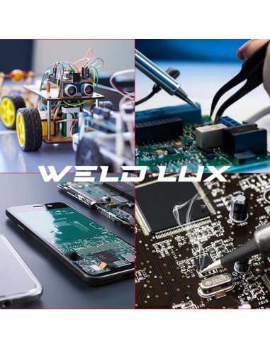 Estación de Soldadura Digital 60W Weld Lux 928D con Accesorios