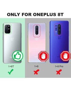 Funda Transparente Silverback para OnePlus 8T con Soporte 2