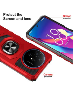 Funda TCL 50 XL 5G con Protector de Pantalla Vidrio Templado 2