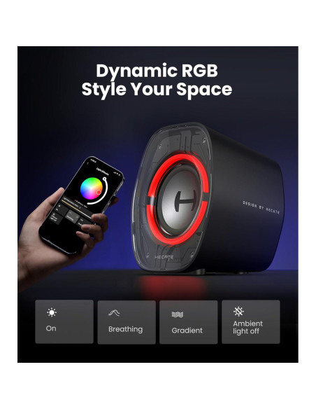 Altavoces Edifier G1000 II 2.5" Multimedia Bluetooth RGB - Negro