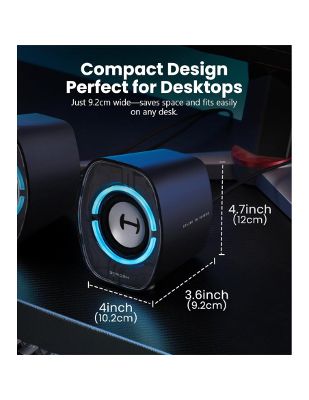 Altavoces Edifier G1000 II 2.5" Multimedia Bluetooth RGB - Negro