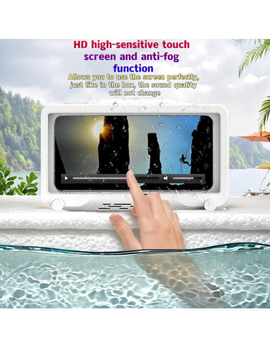 Soporte para Teléfono de Ducha Wuajia Ajustable 360 Impermeable