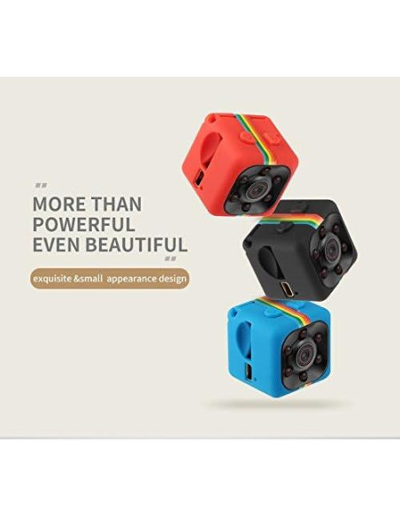 Cámara Mini SQ11 1080P HD con Visión Nocturna y Detección de Movimiento