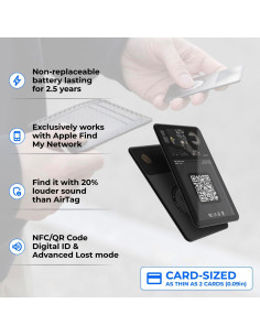 Rastreador de Cartera Bluetooth Rolling Square AirCard 2-Pack 2