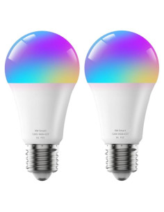 Bombillas LED Inteligentes Somto A19 E26 10W RGB+CCT Bluetooth (2)