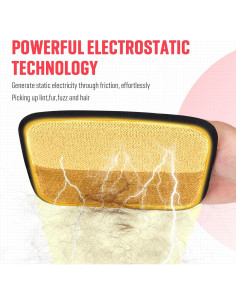 Guantes Electroestáticos Removedor de Pelo VerdeVilla 1 PCS 2