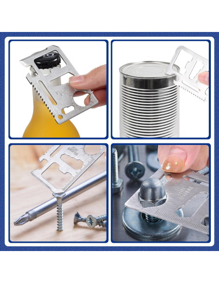 12 Herramientas Multitool Tarjeta de Crédito Yaocom 11 en 1