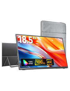 Monitor Portátil 18.5" Kksmart FHD 1080P 100Hz USB-C HDMI