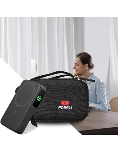 Funda Dura de Viaje FBLFOBELI para Batería Anker MagGo 5000mAh