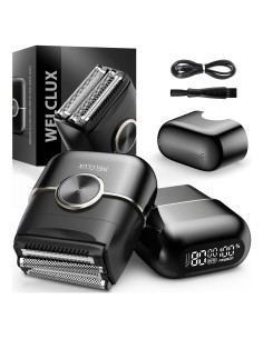 Afeitadora Eléctrica Welclux FK-706 Mini IPX7 4 Cuchillas