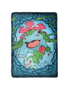 Manta de Lanzamiento Pokemon Bulbasaur 117x153cm Suave