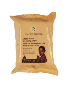 Toallitas Limpiadoras Rich Radiance Manteca de Cacao 30 Unidades
