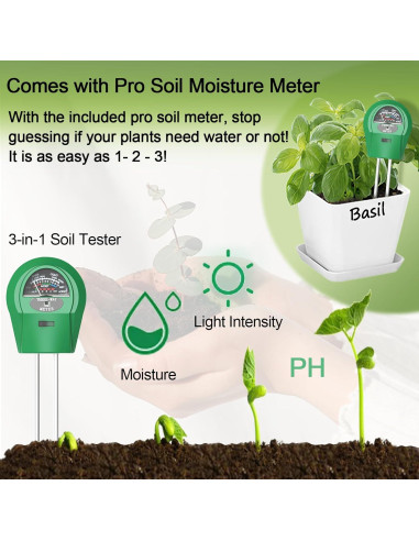 Kit de Jardín de Hierbas X M - 10 Variedades para Interior