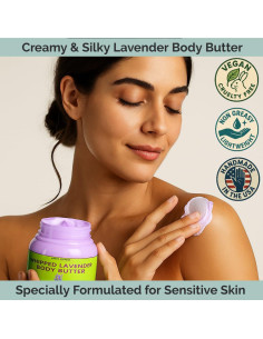 Manteca Corporal de Lavanda Earth Solvent 236.6 ml Hidratante 2