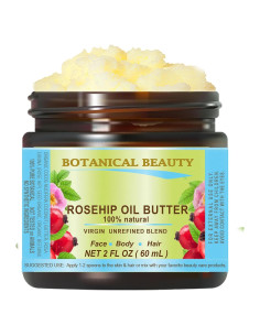 Mantequilla de Aceite de Rosa Mosqueta Pura 60 ml - Belleza Botánica