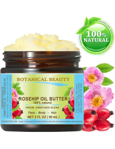 Mantequilla de Aceite de Rosa Mosqueta Pura 60 ml - Belleza Botánica 2